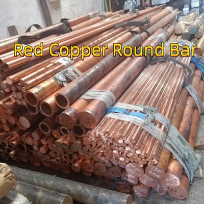 Red Copper Round Bar Rod-High Purity 99,9% Material/ ASTM C1100