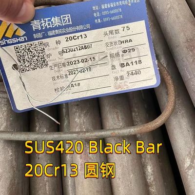 Thanh tròn bằng thép không gỉ SUS420 Thanh tròn 1.4037 X65Cr13 AISI 420 11.6 H11 Chiều dài 3m