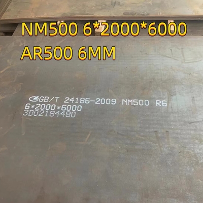Phòng chống mòn NM500 Armor Ar500 tấm 12 mm Chiều dài 2440 mm Chiều rộng1220 mm