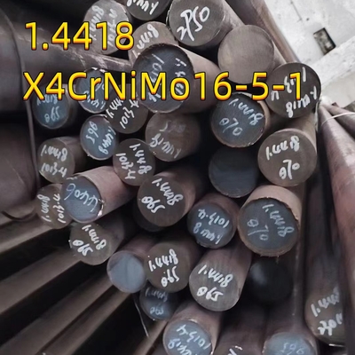 EN 1.4418 DIN X4CrNiMo16-5-1 165M Vòng thép không gỉ đúc nóng SS Rod 80MM