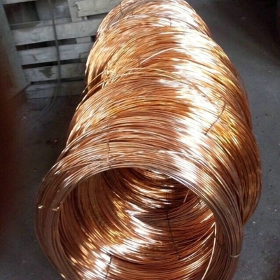 Sợi đồng đỏ Sợi đồng rỗng C1100 hình tròn hình dây đơn hình cứng 0,3-3mm