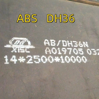 Bảng thép đóng tàu Độ dài 8000 mm Chiều rộng 2000 mm Độ dày 14 mm DH36