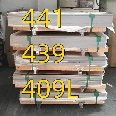 1.4509 AISI 441 2B 2D tấm thép không gỉ SUS441 tấm kim loại bề mặt 2D được sử dụng cho hệ thống xả ô tô