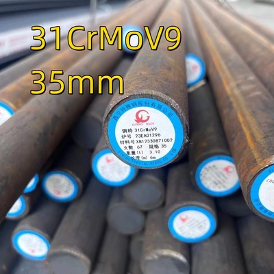 Nitriding Steel D 35mm Vật liệu 1.8519 31CrMoV9 Điều trị nhiệt và gia công thép cán nóng