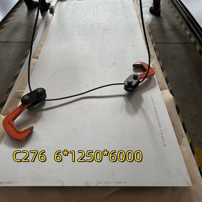 Hàm Hastelloy C276 Sản phẩm kim loại kim loại ASTM B575 UNS N10276 Sản phẩm kim loại kim loại 6*1220*6000mm