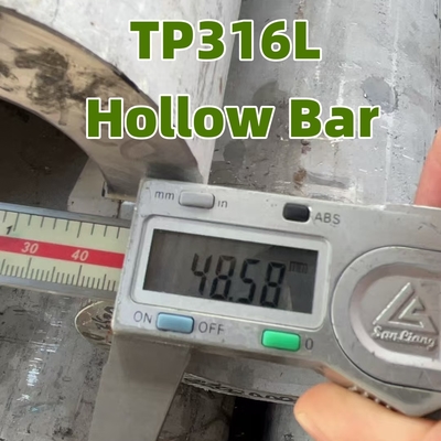 DIN1.4404 Seamless Stainless Steel Tube ASTM A312 TP316L Seamless Hollow Bar  SS 316 Tubing
