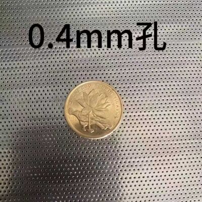 Bảng 304 đục lỗ micron 0,4 mmx1000 x 2000 mm Bảng thép không gỉ với vi lỗ