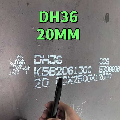 Tấm thép đóng tàu DH36 với giới hạn chảy 355MPa và Tấm thép kết cấu thân tàu được kiểm tra va đập