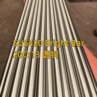 Thanh tròn bằng thép không gỉ SUS420 Thanh tròn 1.4037 X65Cr13 AISI 420 11.6 H11 Chiều dài 3m
