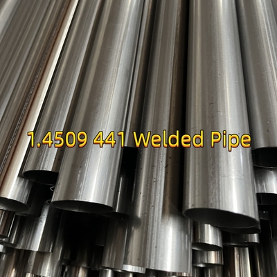 AISI 441 ống hàn thép không gỉ 60mm X Thk 2,0mm X 6000mm 1.4509 18% Cr