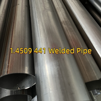 AISI 441 ống hàn thép không gỉ 60mm X Thk 2,0mm X 6000mm 1.4509 18% Cr