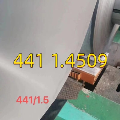 Aisi 441 1.4509 0,8 mm Bảng thép không gỉ bề mặt 2D 1220 * 2440mm Cho ngành công nghiệp ô tô