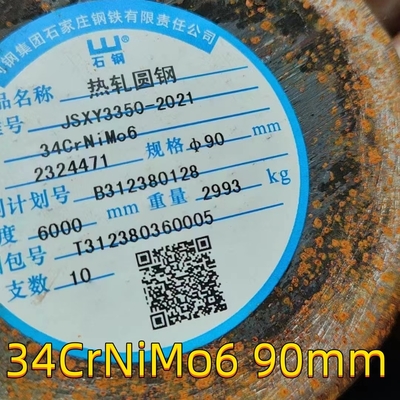 34CrNiMo6 + QT DIN1.6582 SNCM439 EN 10083 -3 Stained Steel Round Bar OD 130mm Chiều dài 6M