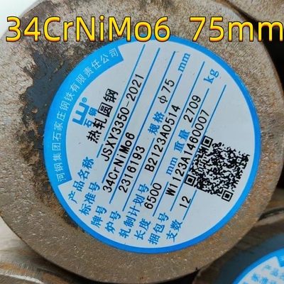 34CrNiMo6 + QT DIN1.6582 SNCM439 EN 10083 -3 Stained Steel Round Bar OD 130mm Chiều dài 6M