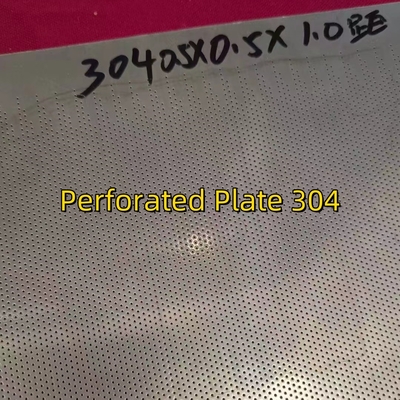 Thép không gỉ 304 0.5MM THK X HOLE Ø0.5MM X PITCH 1MM X W1000MM X2000MM