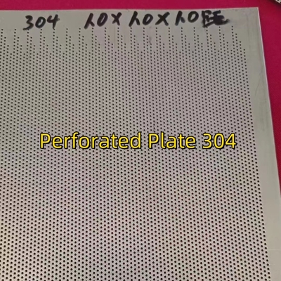 Thép không gỉ 304 0.5MM THK X HOLE Ø0.5MM X PITCH 1MM X W1000MM X2000MM