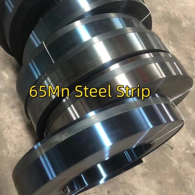 EN10132-4 C67S GB/T1222 65Mn 1.0*16mm Thép dải Độ bền kéo LC Thép carbon cao Dải kết thúc màu trắng