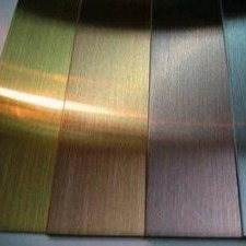 0.5*1240x2440mm Stainless Steel Smooth Mirror Sheet Panel Ti-Gold Mirror Plate