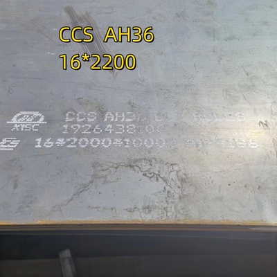 Thép cường độ cao AH36 kích thước tấm: 50mmT x 2438mmW x 1500mmL Ship Steel Plate CCS LR BV Class For Marine