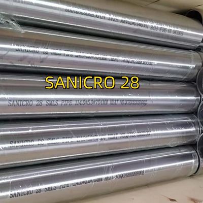 Ống thép liền mạch hợp kim niken Sanicro 28 UNS N08028/W. Nr. 1.4563 Alloy28 Thép không gỉ