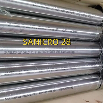SANICRO 28 UNS N08028/W. Nr. 1.4563 SMLS ống hợp kim28 ống thép không gỉ 114*5*6000