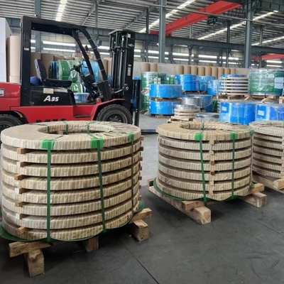Dải thép không gỉ SUS316Ti cán lạnh/ SS 31668 DIN1.4571 Cuộn dây với bề mặt Ba/2B 8K/Hl 0,5*100mm