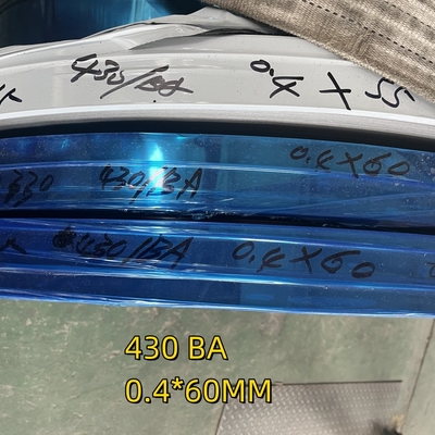 SS Stainless Coil Strip 430 với lớp phủ Ba và PVC với SUS430 High Dept Pressing