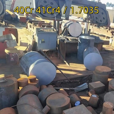 DIN WNr 41Cr4 / 1.7035 40Cr Diameter 250-500mm Stained Steel Round Bar SCR440 Alloy Bar