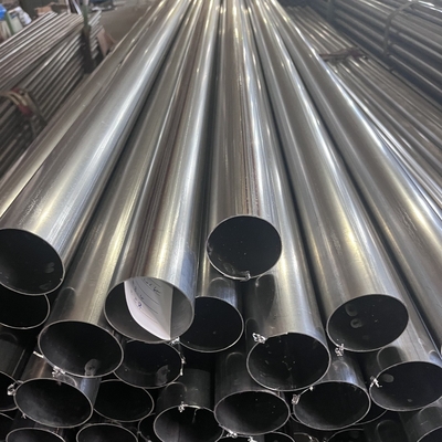 Aisi 441 Ss ERW đường ống hàn đường kính 45mm Độ dày 1,5 mm Đường ống xả thép không gỉ mềm