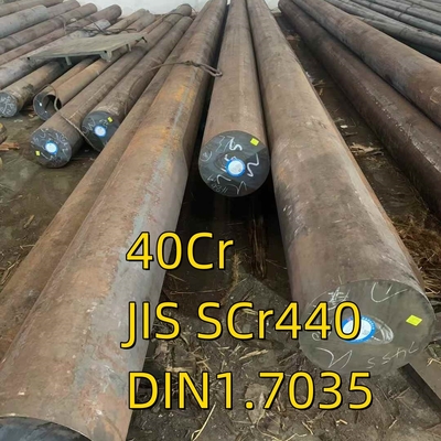 Đường gạch tròn cán nóng 40cr JIS SCr440 DIN 1.7035 Cấu trúc hợp kim Thép rèn thép
