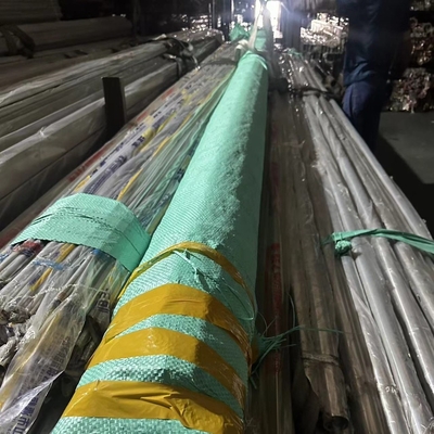 ASTM A554 201 ống hàn 25*0,8*6000mm 320 Grit Mirror Polished Stainless Steel Pipe