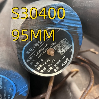 SS 304 thép không gỉ thanh tròn cán nóng S30400 1.4301 SUS Soild Rod 95mm