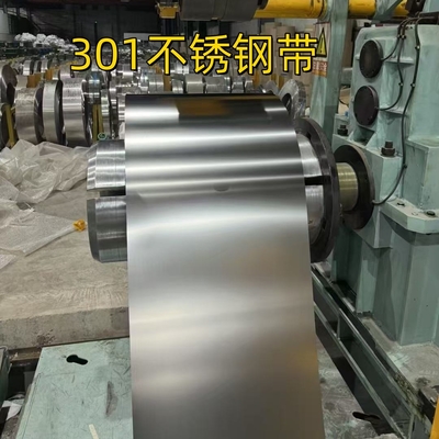 JIS G4313-2011 ASTM A666 Tiêu chuẩn SUS301 CSP 3/4H Độ cứng đầy đủ H Vòng cuộn thép không gỉ 1.0 * 80mm