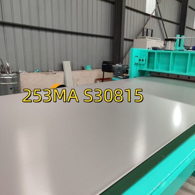 Astm A240 DIN / EN 1.4835 253MA UNS S30815 Bảng thép không gỉ cán nóng 8.0 * 1500 * 6000mm