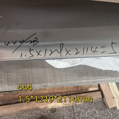EN1.4376 SUS444 Bảng phẳng thép không gỉ 444 # 2,5 X 1220 X 3000 mm