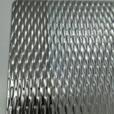 201 304 316L Mirror Grain Embossed Pattern Stainless Steel Decorative Sheet cho các tấm và lớp phủ