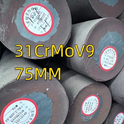 Nitriding thép DIN 1.8519 / 31CrMoV9 hợp kim thép rèn thanh cho cột piston Đen và bề mặt sáng
