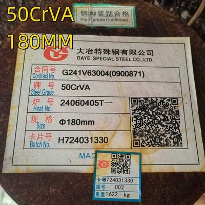 Thép xuân rèn ASTM AISI 6150 51CRV4 Sup10 50crva Stained Steel vòng 180MM