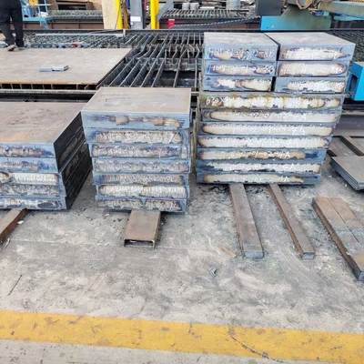 Bảng thép cacbon Q235B Q345B Bảng thép cán nóng cắt thành Bảng vuông