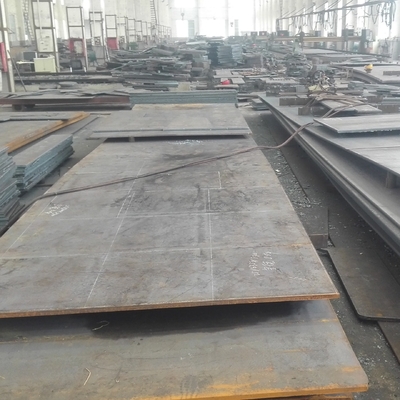 EN10025 S355JR S355J0 S355J2 Đồng hợp kim thấp Cao độ bền thép tấm cán nóng cắt như bản vẽ của bạn