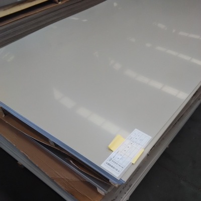 SS316L 2b Bảng thép không gỉ ASTM AISI 316L 1.5 * 2000 * 6000mm Matt kết thúc với phim PVC