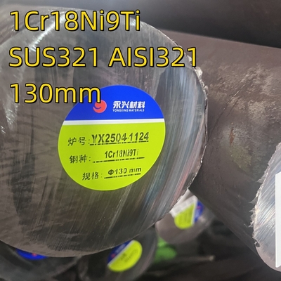 300 Series SS321 1Cr18Ni9Ti DIN1.4541Inox Stainless Round Bar Rod 65mm ASTM A276 TP321 SUS321