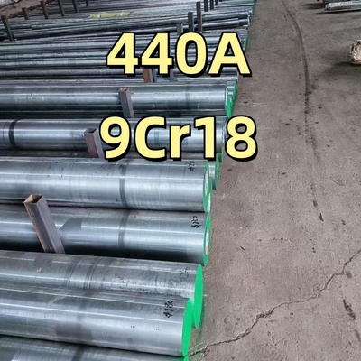 Thanh tròn thép không gỉ 440A 9Cr18 cán nóng và rèn SUS440A Thanh 200-400mm