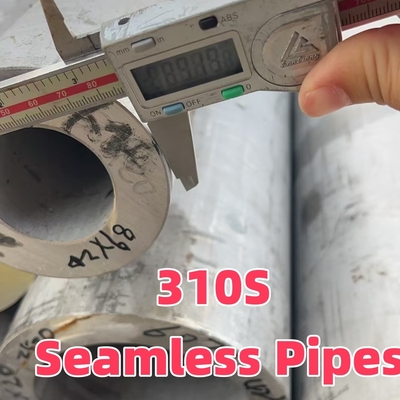 Heat Resistant ASTM A312 310S EN DIN1.4845  89*20MM Stainless Steel  Seamless Pipe