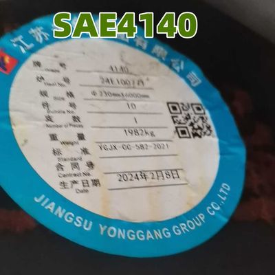 Thanh tròn thép hợp kim SAE4140 cán nóng OD 200-600mm SCM440, thanh đặc rèn