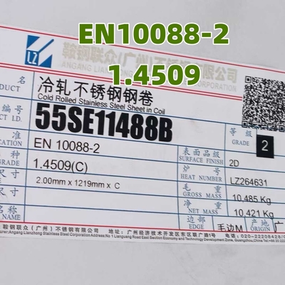 Tấm thép không gỉ DIN 1.4509 EN10028-1 AISI 441  1.0*1220*2440MM có chứng chỉ 3.1