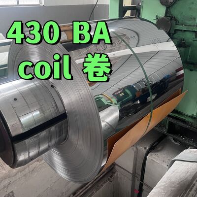 12X17/430/1.4016 AISI 430 Thép không gỉ cán nguội Cuộn 0.4*1000mm Chiều rộng SUS430 Bề mặt Ba