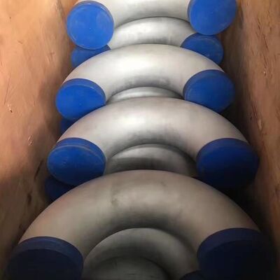 Bán kính dài 45º của khuỷu tay trong Avesta 254SMO 10 "Sch-40 BW S31254 Thép không gỉ Eblow