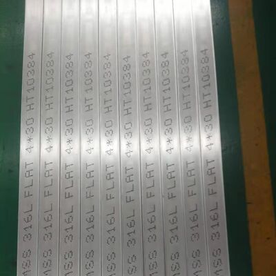 Hot Rolled 100mm x 5mm Thickness Stainless Steel Flat Bar-SS316L 1.4404 Length 6M