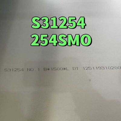 254SMO S31254 Super Austenitic Stainless Steel Sheet 1.4547 6 Hợp kim molybdenum cho thiết bị khử muối nước biển